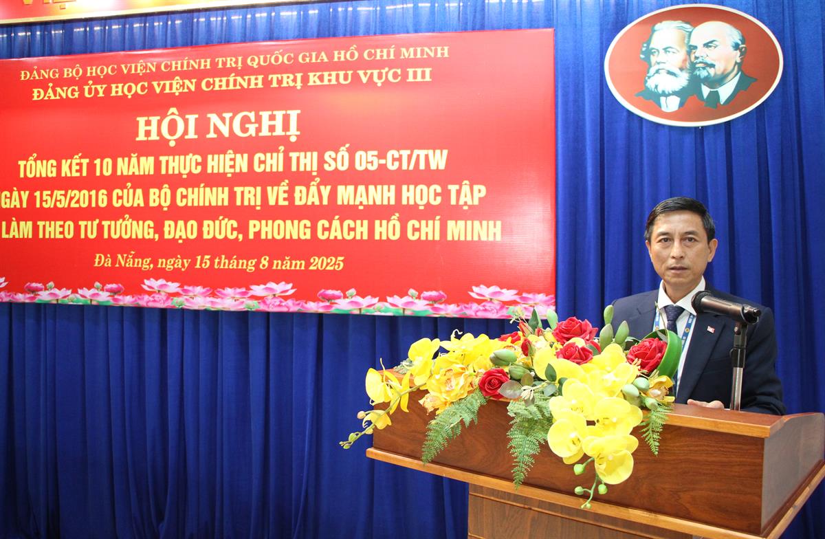 Hội nghị tổng kết 10 năm thực hiện Chỉ thị 05-CT/TW ngày 15/5/2016 của Bộ Chính trị “Về đẩy mạnh học tập và làm theo tư tưởng, đạo đức, phong cách Hồ Chí Minh”