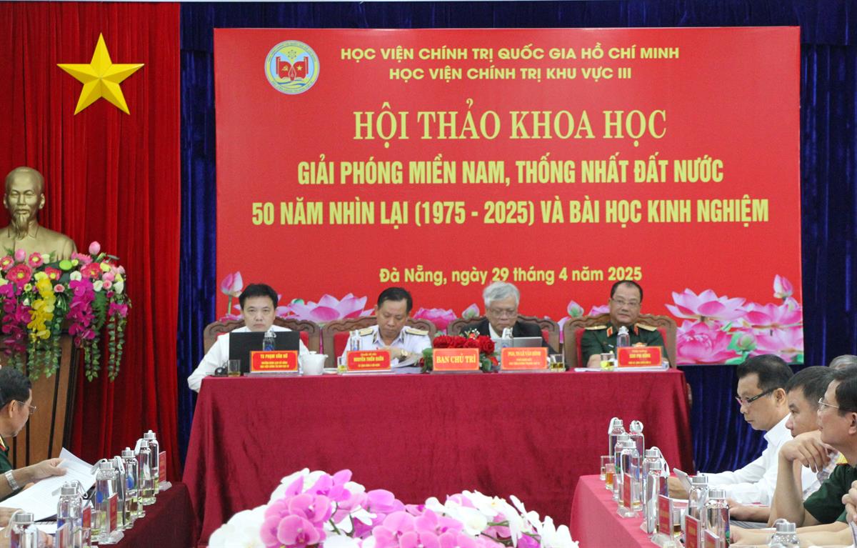Hội thảo khoa học: “Giải phóng miền Nam, thống nhất đất nước - 
50 năm nhìn lại (1975 - 2025) và bài học kinh nghiệm”