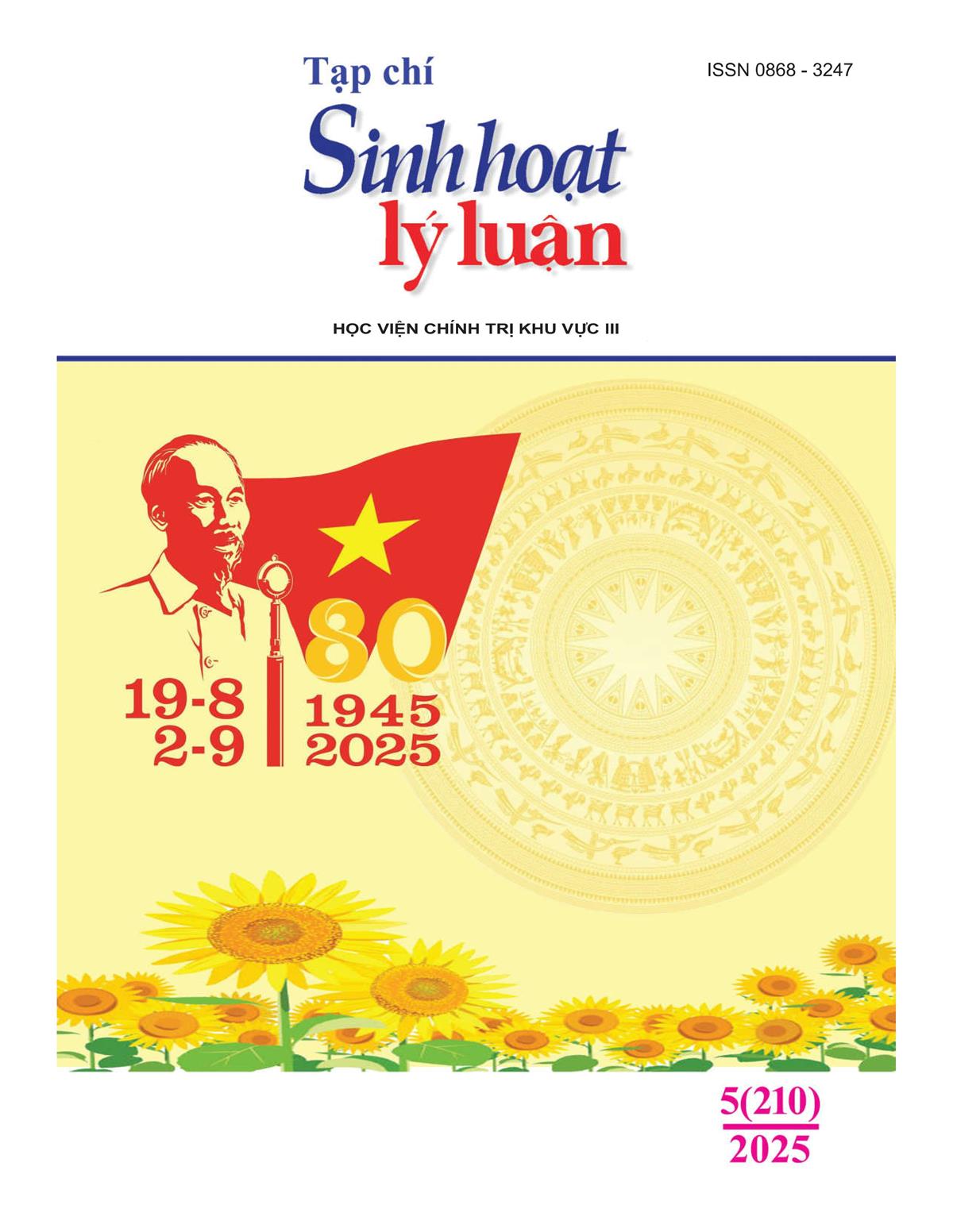 Mục lục TCSHLL số 5(210), 2025